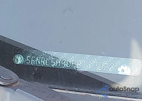 2015 Honda Odyssey Touring/Touring Elite from USA, damaged, VIN 5FNRL5H90FB117022